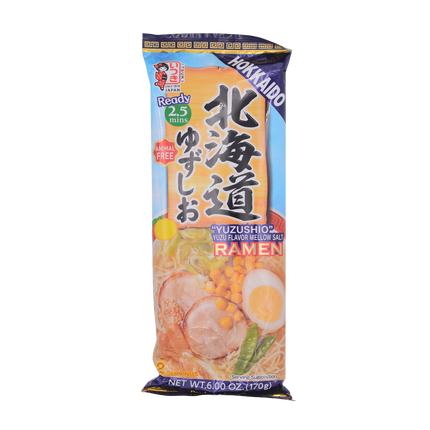 ITSUKI Hokkaido Yuzu Shio Mellow Salt Ramen 170g (Case 12)