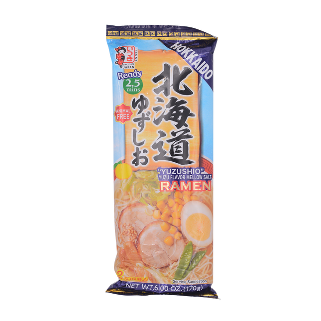 ITSUKI Hokkaido Yuzu Shio Mellow Salt Ramen 170g (Case 12)
