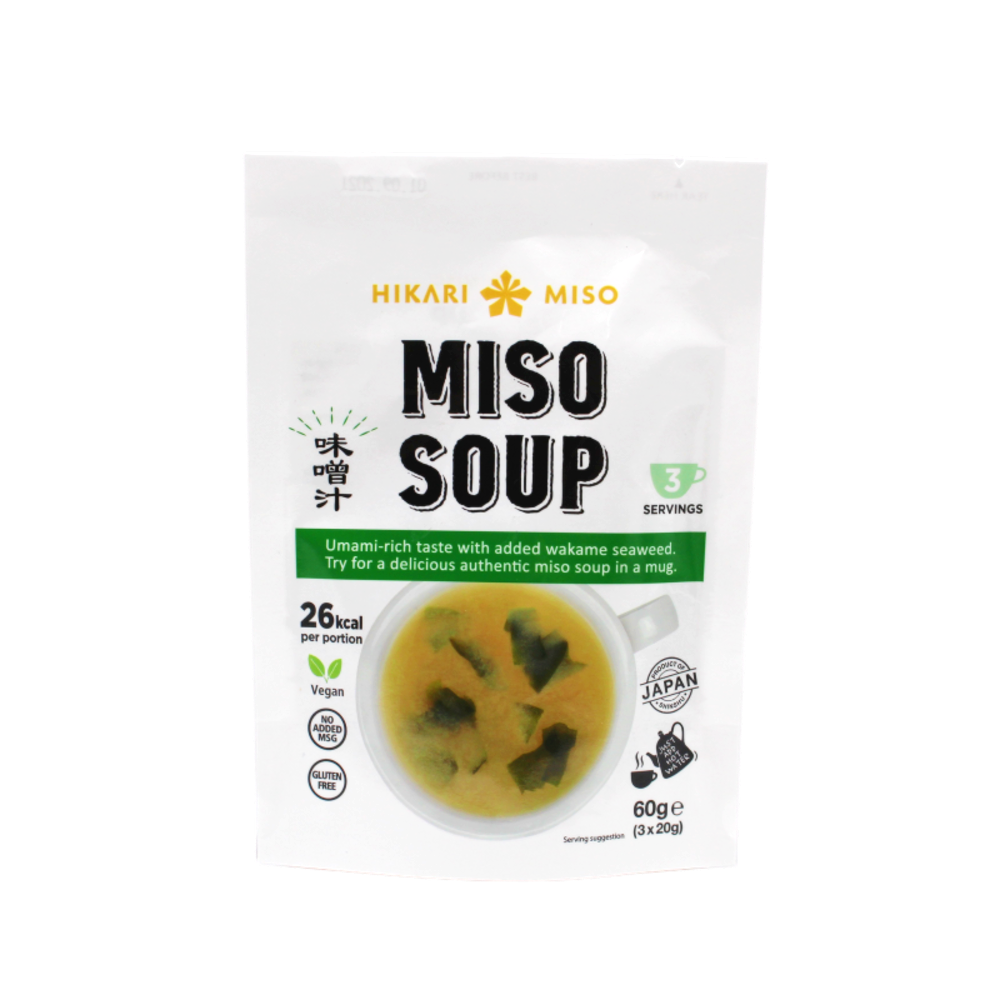 HIKARI MISO Instant Soup Wakame (3pcs) 60g (Case 20)