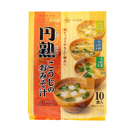 HIKARI MISO Instant Enjuku Koji Omisoshiru 158.6g (Case 48)