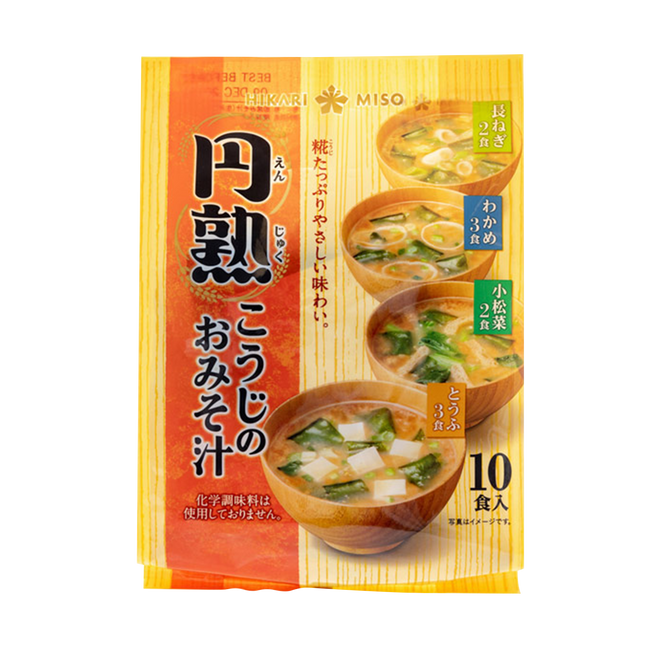 HIKARI MISO Instant Enjuku Koji Omisoshiru 158.6g (Case 48)