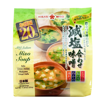 HIKARI MISO Instant Mix Less Salt 331g (Case 24)
