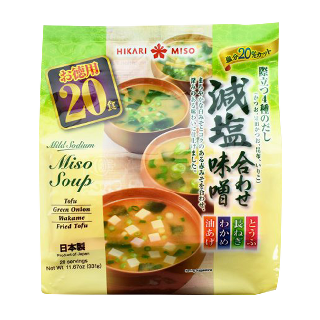 HIKARI MISO Instant Mix Less Salt 331g (Case 24)