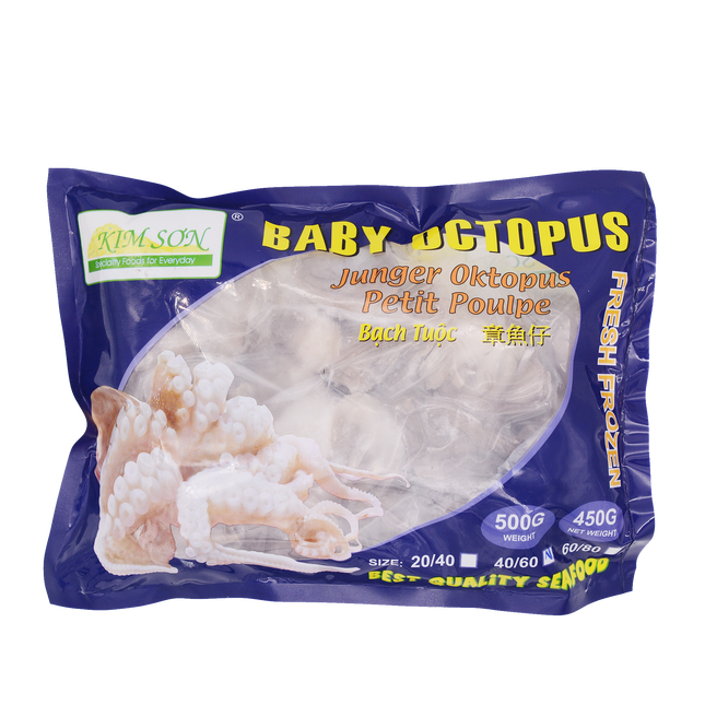 Kim Son Baby Octopus 40/60 500g (Case 20)