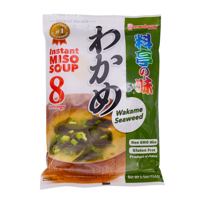 MARUKOME Instant Miso Premium Taste Wakame (8pcs) 156g (Case 10)