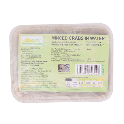 Kim Son Minced Crabs in Water 500g (Case 20)