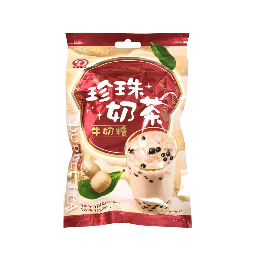 Liuh Der-Bubble Tea Flavor Milk Candy 75g (Case 20)