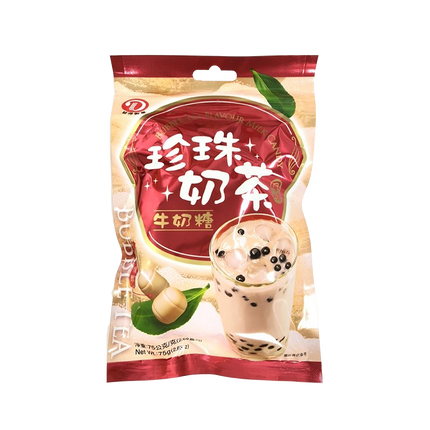 Liuh Der-Bubble Tea Flavor Milk Candy 75g (Case 20)