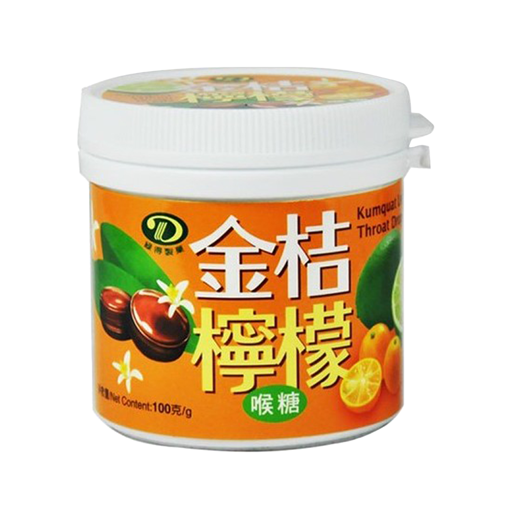 Liuh Der-Kumquat Lime Throat Drops 200g (Case 24)