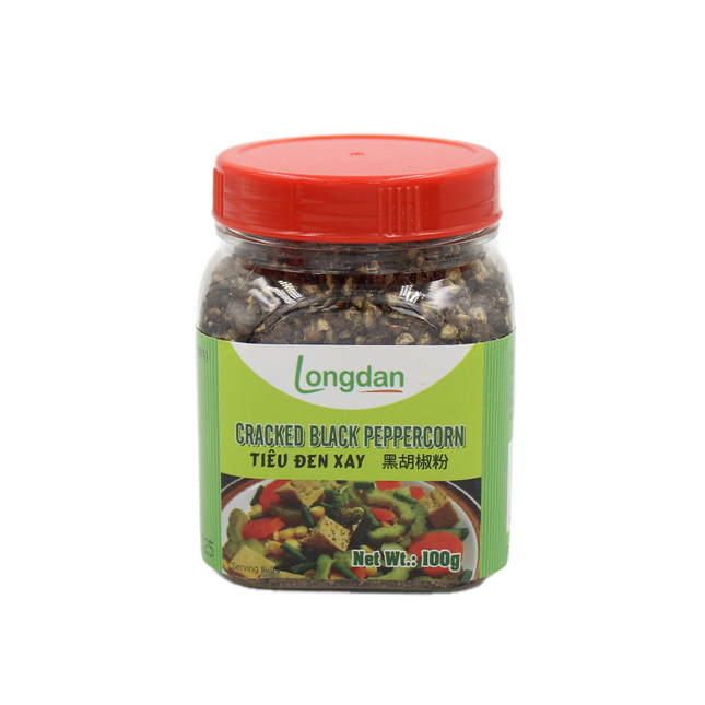 Longdan Cracked Black Peppercorn 100g (Case 30)