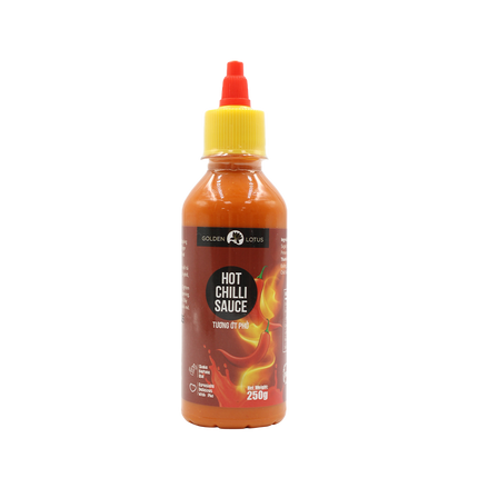 Golden Lotus Hot Chili Sauce 250g (Case 24)