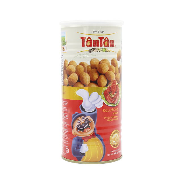 Tan Tan Peanuts Shrimp Flavour Coated 200G (Case 24)