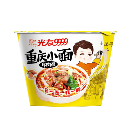 Guangyou Chongqing Bowl Instant Noodles - Beef 105g (Case 12)