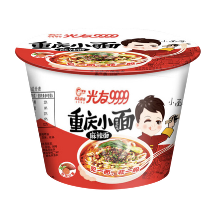 Guangyou Chongqing Bowl Instant Noodles - Spicy Hot 105g (Case 12)