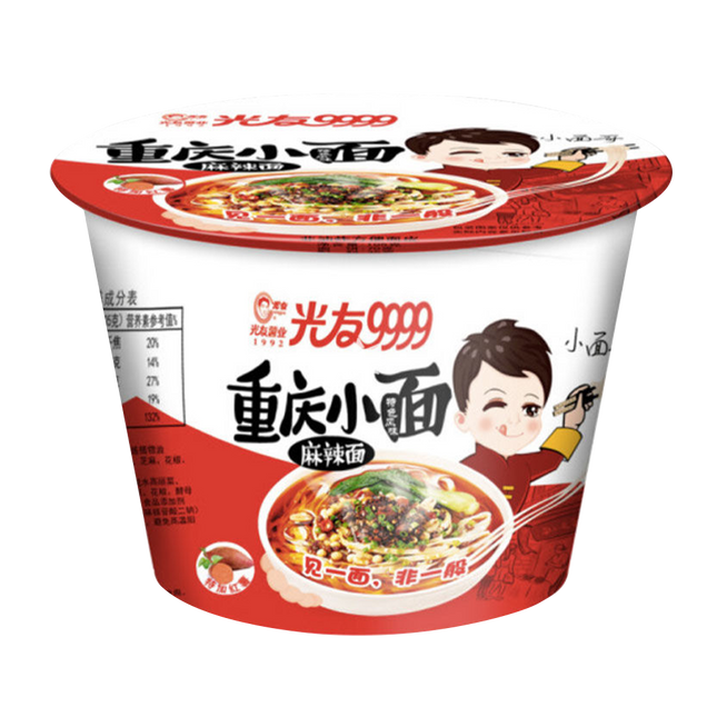 Guangyou Chongqing Bowl Instant Noodles - Spicy Hot 105g (Case 12)