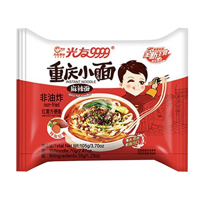 Guangyou Chongqing Instant Noodles - Spicy Hot 105g (Case 20)