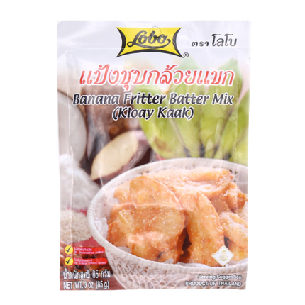 LOBO Banana Fritter Batter Mix (Kloay Kaak) 85g (Case 24)