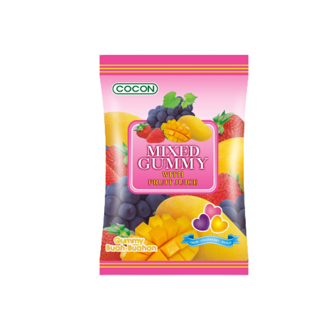 COCON Mix Gummy With Fruit Juice 100g (Case 18)