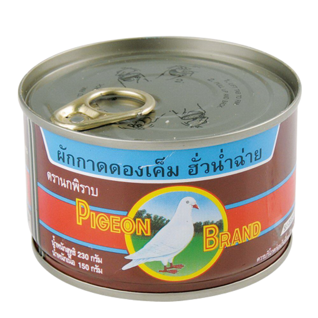 PIGEON Canned Pickled Mustard Green (Easy Open Lid) 230g (Case 24)