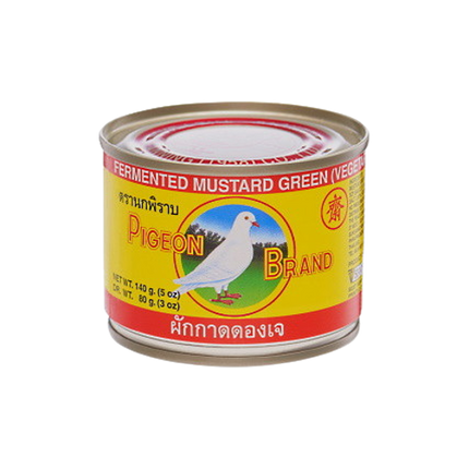 PIGEON Canned Vegetarian Pickled Mustard Green 140g (Case 48)