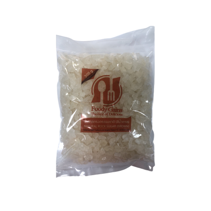 FOODY GAINS Natural Rock Sugar (Brown) 300g (Case 30)