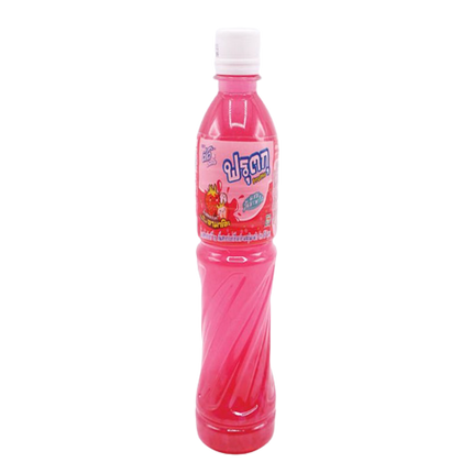 DEEDO Fruitku Strawberry Juice Flavor With Nata De Coco 350ml (Case 24)