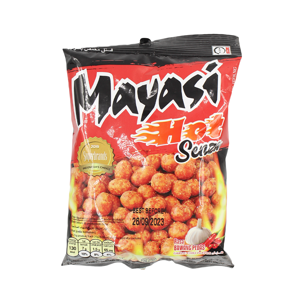 Mayasi Hot Senza Peanut - Spicy Garlic Flv 65g (Case 40)
