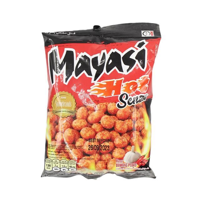 Mayasi Hot Senza Peanut - Spicy Garlic Flv 65g (Case 40)
