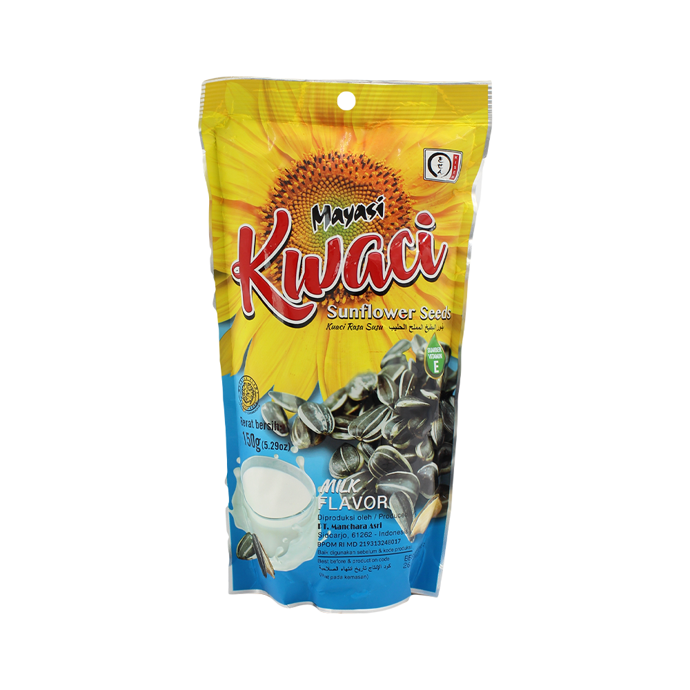 Mayasi Kwaci Sunflower Seeds - Milk Flv 150g (Case 48)