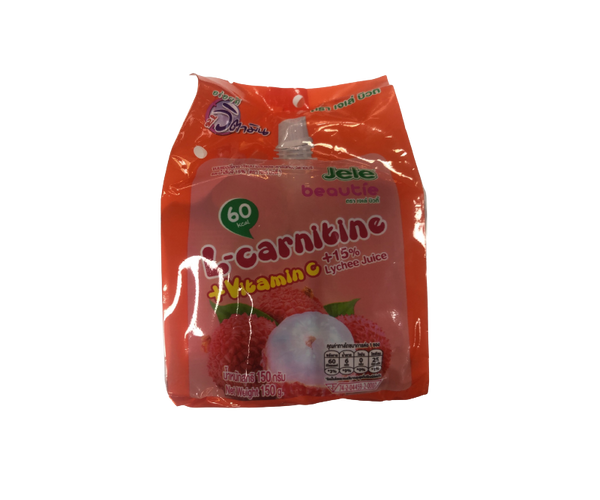 JELE BEAUTIE Jelly Lychee (3pcs) 450g (Case 12)  Longdan Wholesale