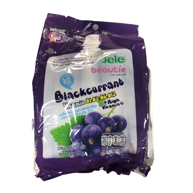 JELE BEAUTIE Jelly Blackcurrant (3pcs) 450g (Case 12)
