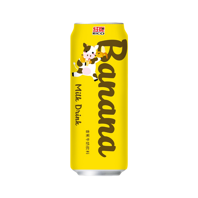 Rico Banana Milk Drink 480ml (Case 24)