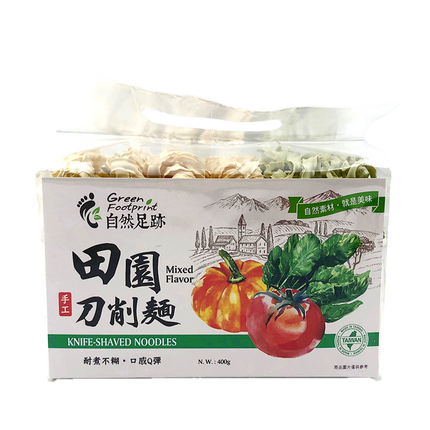 Green Footprint-Kinve Shaved Noodle(Mix Flavor) 400g (Case 18)