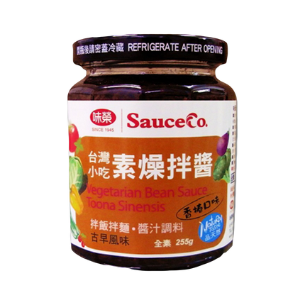 Sauce Co- Vegetarian Bean Sauce Toona Sinesis 255g (Case 12)