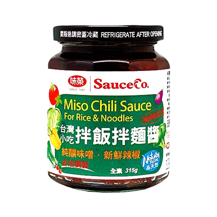 Sauce Co- Miso Chilli Sauce 315g (Case 12)