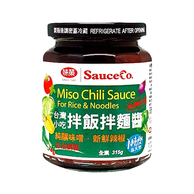 Sauce Co- Miso Chilli Sauce 315g (Case 12)
