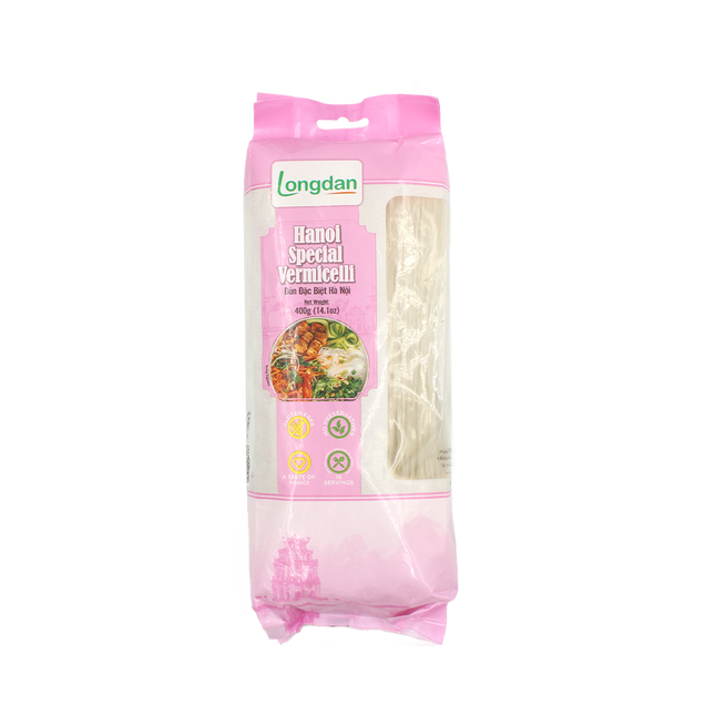 Longdan Hanoi Special Vermicelli 1.4mm 400g (Case 24)