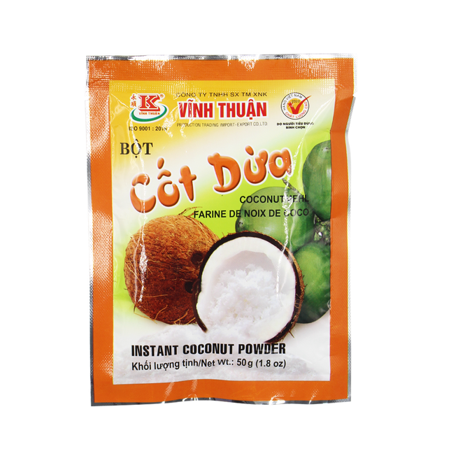 Vinh Thuan Instant Coconut Powder 50g (Case 100)