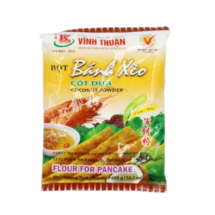 Vinh Thuan Flour For Pancake With Coconut Milk 400g (Case 30)