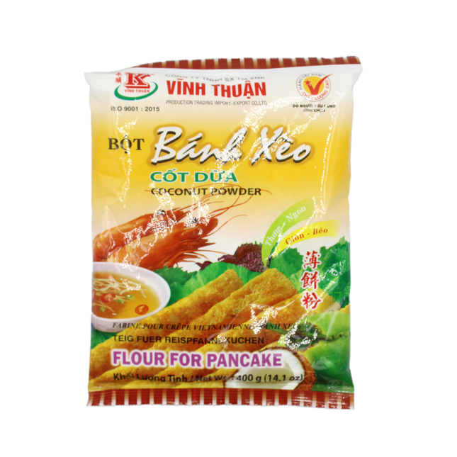 Vinh Thuan Flour For Pancake With Coconut Milk 400g (Case 30)