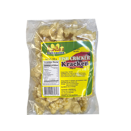 Lita Fish Cracker Plain 100g (Case 30)