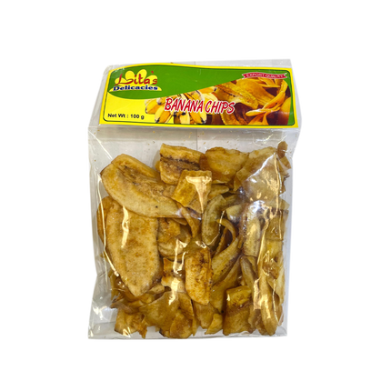 Lita Banana Chips 100g (Case 30)