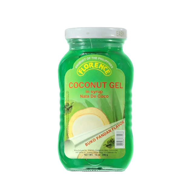 Florence Coco Gel Buko Pandan 340ml (Case 24)