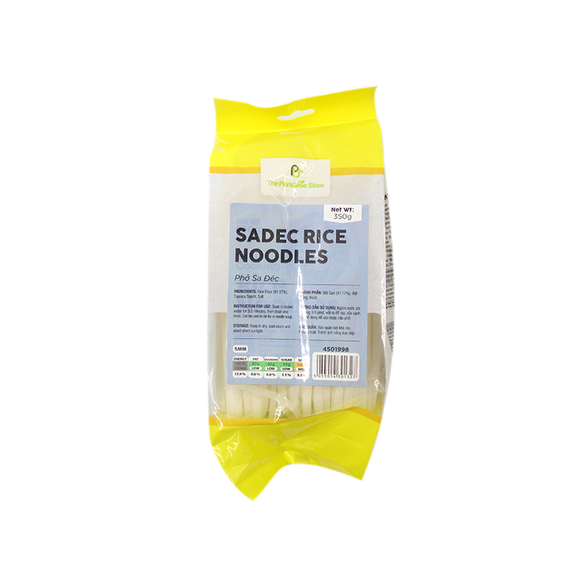 The Plantbase Store Sadec Rice Noodles 5mm 350g (Case 25)