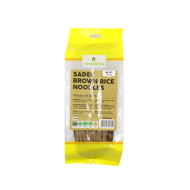 The Plantbase Store Sadec Brown Rice Noodles 350g (Case 25)