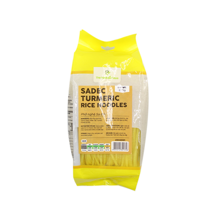 The Plantbase Store Sadec Turmeric Rice Noodles 350g (Case 25)