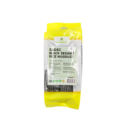 The Plantbase Store Sadec Black Sesame Rice Noodles 350g (Case 25)