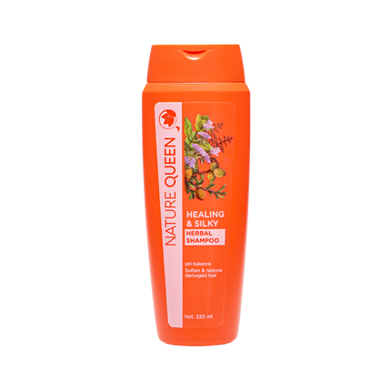 Nature Queen Healing & Silky Herbal Shampoo 220ml (Case 50)
