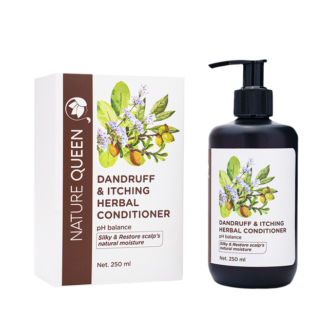 Nature Queen Dandruff & Itching herbal conditioner 250ml (Case 60)