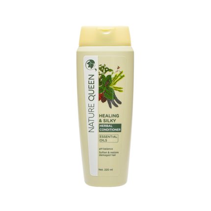 Nature Queen Healing & Silky Herbal Conditioner ESSENTIAL OIL 220ml (Case 50)